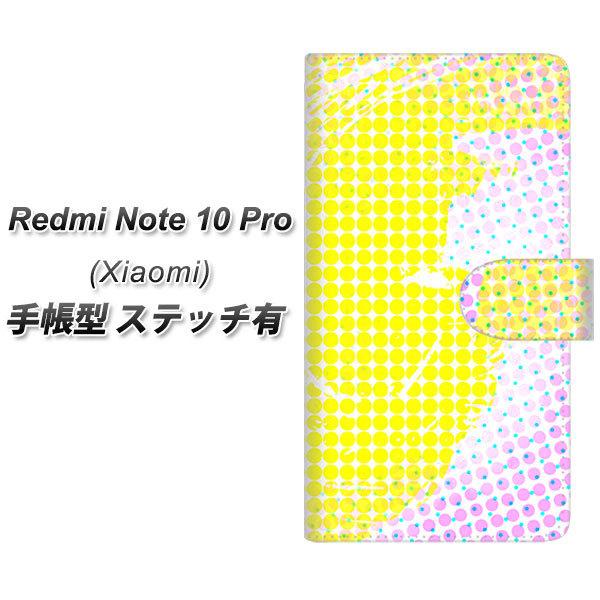 �V���I�~ Redmi Note 10 Pro �蒠�^ �X�}�z�P�[�X �y�X�e�b�`�^�C�v�z YJ286 �f�U�C�� NO4 UV��� ���J��