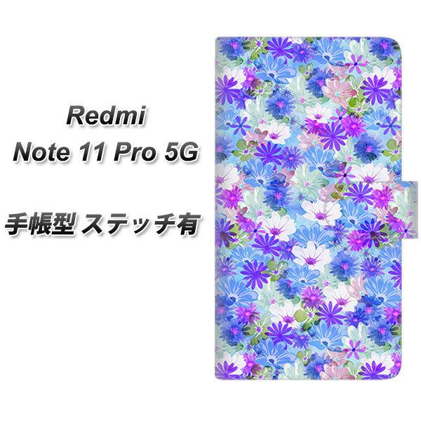 SIM�t���[ Xiaomi Redmi Note 11 Pro 5G �蒠�^�X�}�z�P�[�X �y�X�e�b�`�^�C�v�z SC875 ���o�e�B�v�����g �v���X�h�t�����[ �u���[ ���J��