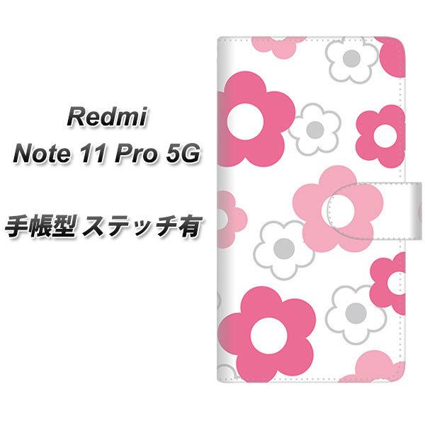 SIM�t���[ Xiaomi Redmi Note 11 Pro 5G �蒠�^�X�}�z�P�[�X �y�X�e�b�`�^�C�v�z SC924 �f�C�W�[ �s���N ���J��