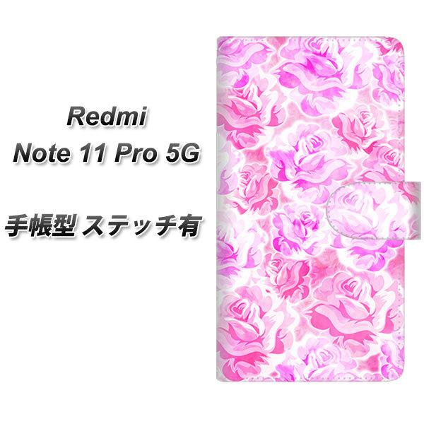 SIM�t���[ Xiaomi Redmi Note 11 Pro 5G �蒠�^�X�}�z�P�[�X �y�X�e�b�`�^�C�v�z SC928 ���[�Y �s���N ���J��
