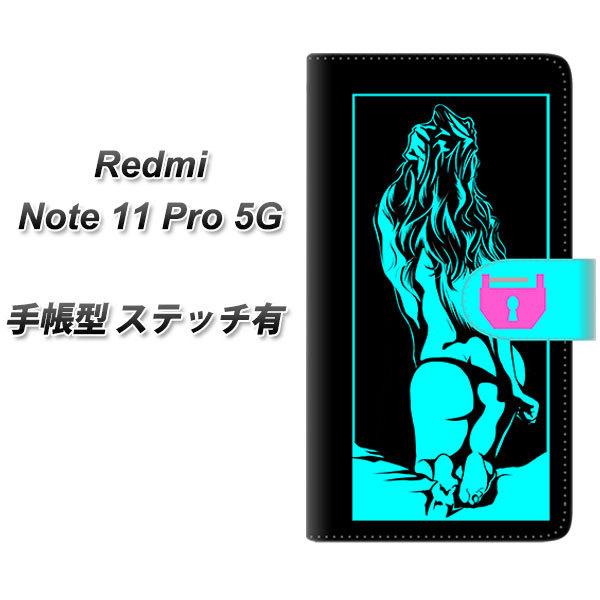 SIM�t���[ Xiaomi Redmi Note 11 Pro 5G �蒠�^�X�}�z�P�[�X �y�X�e�b�`�^�C�v�z YF946 �J���[���f�B07 ���J��