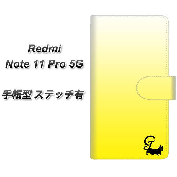 SIM�t���[ Xiaomi Redmi Note 11 Pro 5G �蒠�^�X�}�z�P�[�X �y�X�e�b�`�^�C�v�z YI848 �C�j�V���� �l�R G ���J��