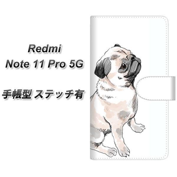 SIM�t���[ Xiaomi Redmi Note 11 Pro 5G �蒠�^�X�}�z�P�[�X �y�X�e�b�`�^�C�v�z YJ045 �p�O�S  ���J��