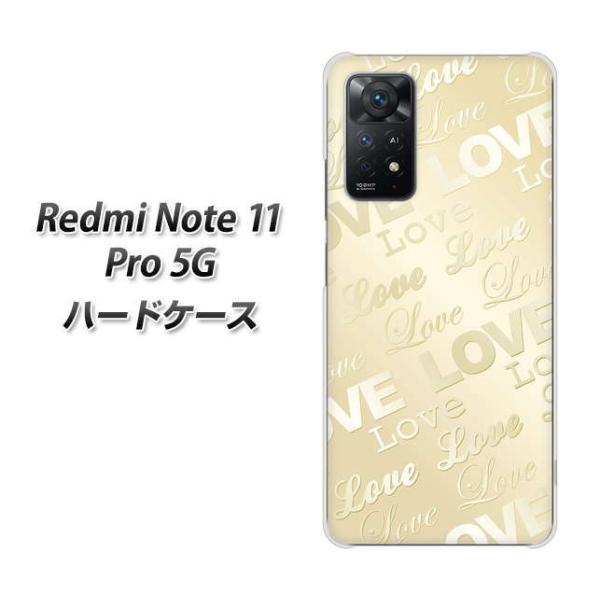 SIM�t���[ Xiaomi Redmi Note 11 Pro 5G �n�[�h�P�[�X SC840 �G���{�X��LOVE�����N(�k�[�f�B�[�x�[�W��) �f�ރN���A UV���