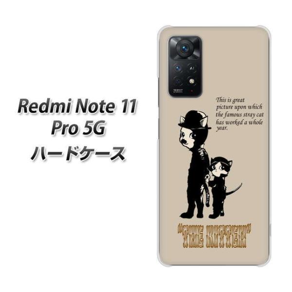 SIM�t���[ Xiaomi Redmi Note 11 Pro 5G �n�[�h�P�[�X YJ251 THE KITTEN �f�ރN���A UV���