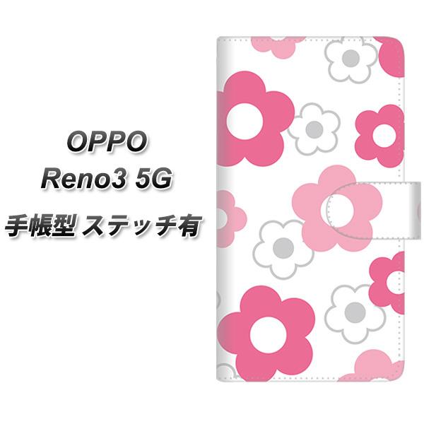 �I�b�| Reno3 5G �蒠�^ �X�}�z�P�[�X �y�X�e�b�`�^�C�v�z SC924 �f�C�W�[ �s���N UV��� ���J��