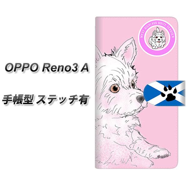 SIM�t���[ �I�b�| Reno3 A �蒠�^ �X�}�z�P�[�X �y�X�e�b�`�^�C�v�z YD951 �E�G�X�g�n�C�����h�z���C�g�e���A02 UV��� ���J��
