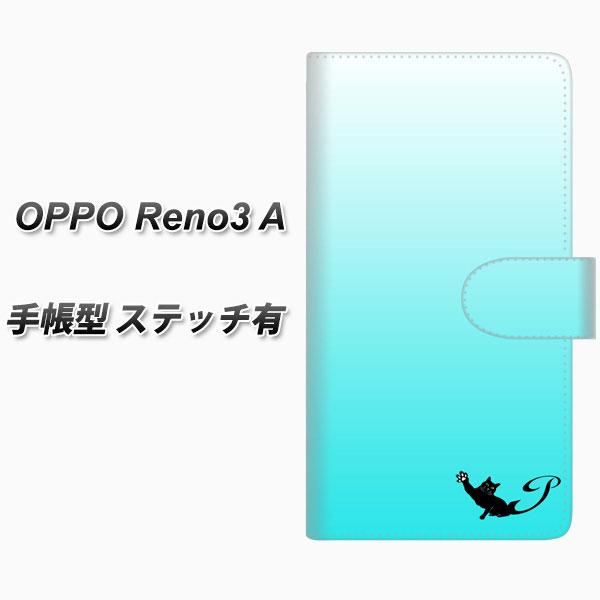 SIM�t���[ �I�b�| Reno3 A �蒠�^ �X�}�z�P�[�X �y�X�e�b�`�^�C�v�z YI857 �C�j�V���� �l�R P UV��� ���J��