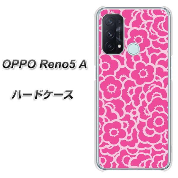 SIM�t���[ �I�b�| Reno5 A �n�[�h�P�[�X �J�o�[ 716 �s���N�t�����[ �f�ރN���A UV���