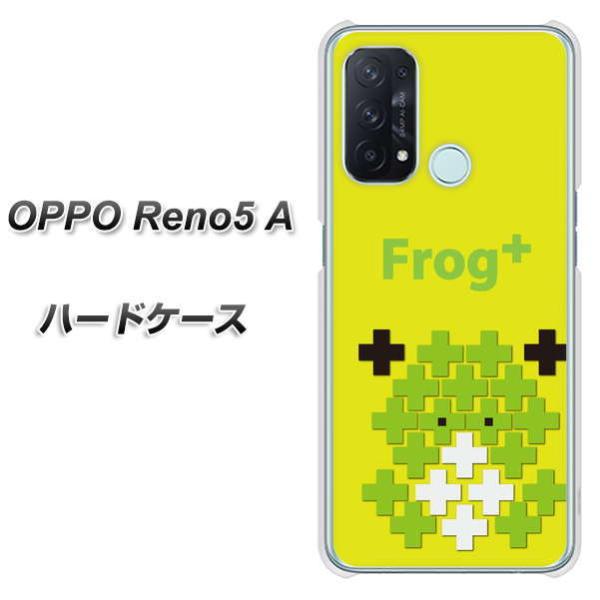SIM�t���[ �I�b�| Reno5 A �n�[�h�P�[�X �J�o�[ IA806 Frog+ �f�ރN���A UV���