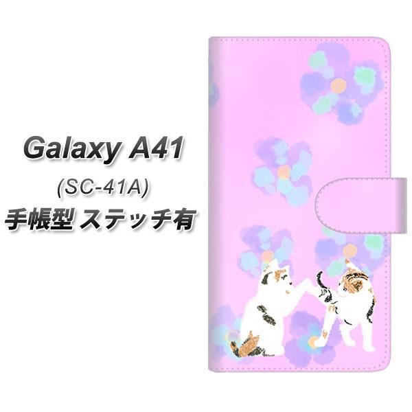 �M�����N�V�[A41 SC-41A �蒠�^ �X�}�z�P�[�X �y�X�e�b�`�^�C�v�z YJ229 �L �˂� �l�R ���킢�� �� UV��� ���J��