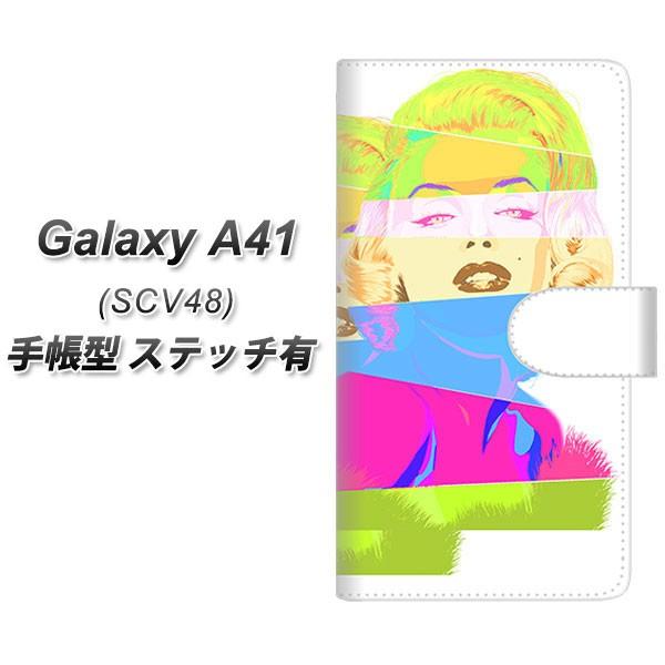 �M�����N�V�[A41 SCV48 �蒠�^ �X�}�z�P�[�X �y�X�e�b�`�^�C�v�z YJ208 �}�������������[ ������� UV��� ���J��