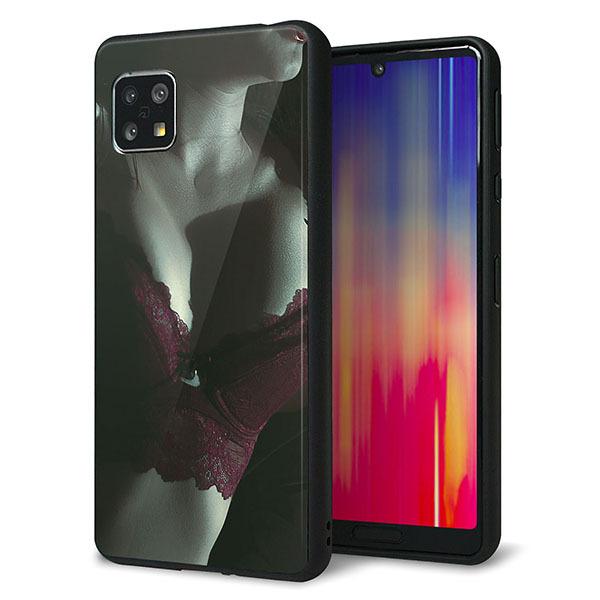 docomo AQUOS sense4 SH-41A �P�[�X �J�o�[ �w�� �K���X TPU �f�U�C�� �K���v�� KM887 �����W�F���[ ��� ���� ���[���֑�������