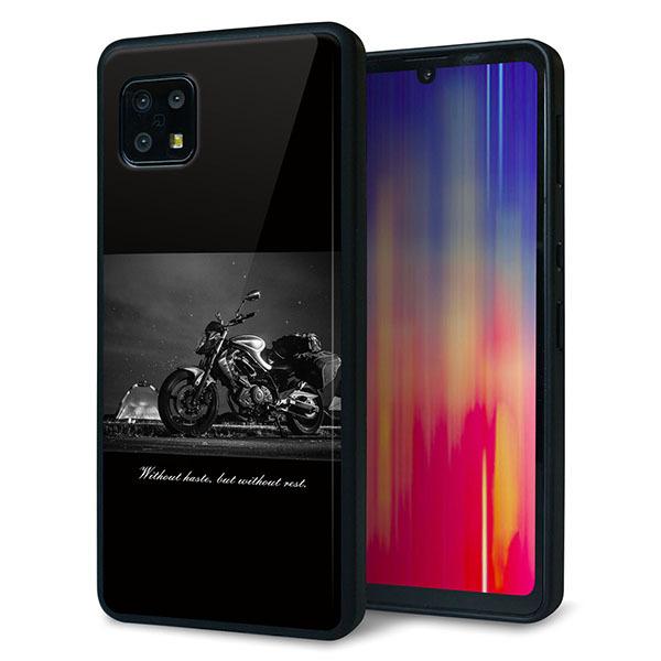 docomo AQUOS sense6 SH-54B �P�[�X �J�o�[ �w�� �K���X TPU �f�U�C�� �K���v�� KM879 �o�C�N ��� ���� ���[���֑�������