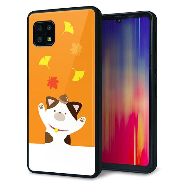 au AQUOS sense6 SHG05 �P�[�X �J�o�[ �w�� �K���X TPU �f�U�C�� �K���v�� TA018 �H�݂� ��� ���� ���[���֑�������