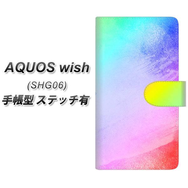 �A�N�I�X wish SHG06 �蒠�^ �X�}�z�P�[�X �y�X�e�b�`�^�C�v�z YJ287 �f�U�C�� UV��� ���J��