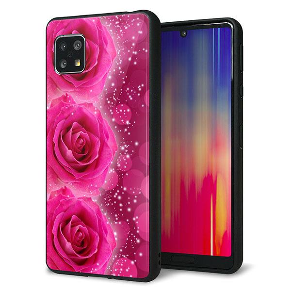 Sim�t���[ AQUOS sense5G SH-M17 �P�[�X �J�o�[ �w�� �K���X TPU �f�U�C�� �K���v�� VA815 3�A�̃o�� ��� ���� ���[���֑�������