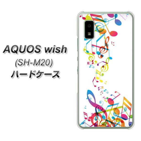 �A�N�I�X wish SH-M20 �n�[�h�P�[�X �J�o�[ 319 ���̍����v �f�ރN���A UV���