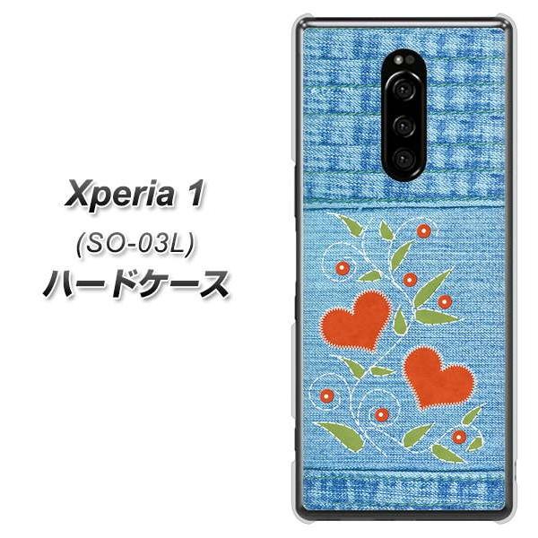 docomo �G�N�X�؃��A ���� SO-03L �n�[�h�P�[�X �J�o�[ VA863 �f�j���ƃn�[�g�̉� �f�ރN���A UV���