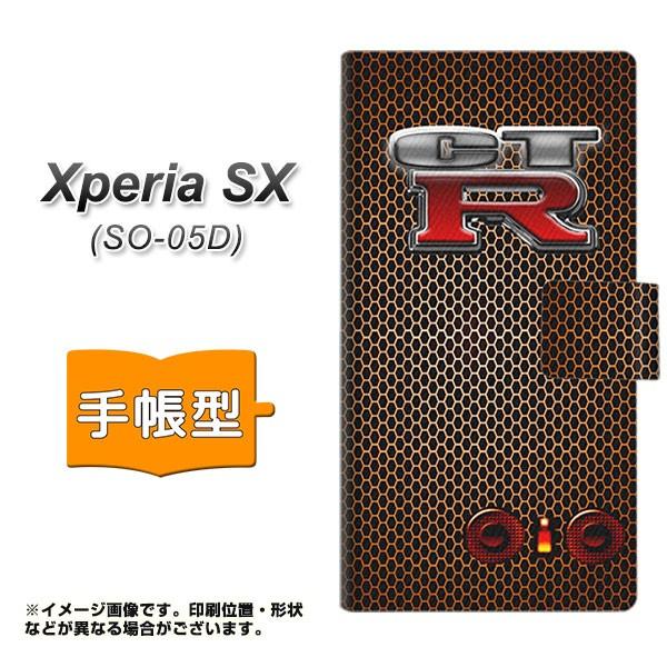 docomo Xperia SX SO-05D スマホケース手帳型 YA971 GT-R01