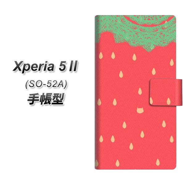 docomo GNXyA5 II SO-52A 蒠^ X}zP[X MI800 strawberry Xgx[ UV J