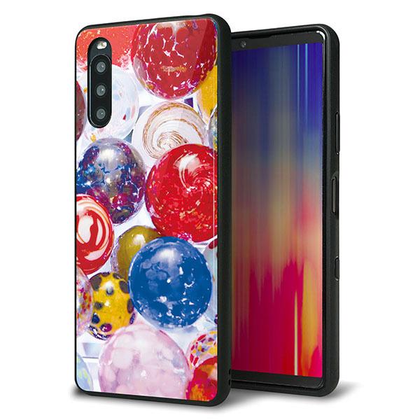 docomo Xperia 10 III SO-52B �P�[�X �J�o�[ �w�� �K���X TPU �f�U�C�� �K���v�� MA935 ���[���[ ��� ���� ���[���֑�������