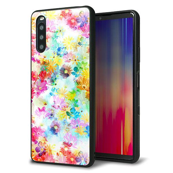 docomo Xperia 10 III SO-52B �P�[�X �J�o�[ �w�� �K���X TPU �K���v�� SC876 ���o�e�B�v�����g �v���X�h�t�����[ �z���C�g ��� ���� ���[���֑�������