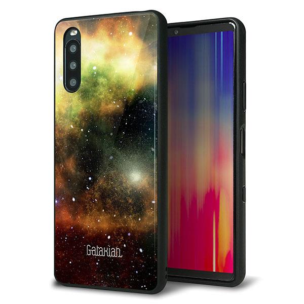 au Xperia 10 III SOG04 P[X Jo[ w KX TPU fUC Kv KM926 Galaxias Yellow   [֑