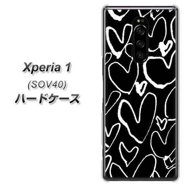 au �G�N�X�؃��A ���� SOV40 �n�[�h�P�[�X �J�o�[ 1124 �n�[�g BK��WH �f�ރN���A UV���