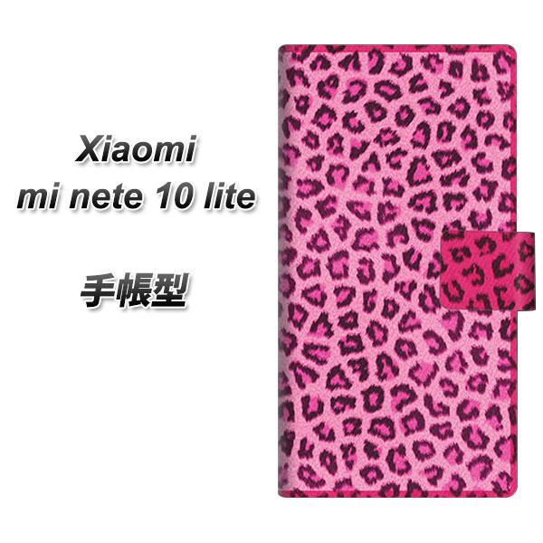 �V���I�~ Mi Note 10 Lite �蒠�^ �X�}�z�P�[�X 1066 �q���E���x�[�V�b�NS �s���N UV��� ���J��