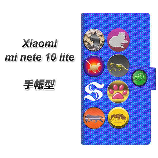 �V���I�~ Mi Note 10 Lite �蒠�^ �X�}�z�P�[�X YA912 CAT PINS02 UV��� ���J��