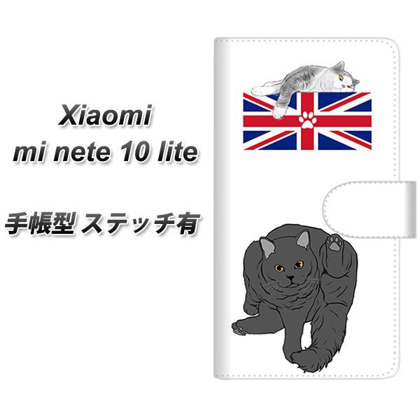 �V���I�~ Mi Note 10 Lite �蒠�^ �X�}�z�P�[�X �y�X�e�b�`�^�C�v�z YE968 �u���e�B�V���V���[�g�w�A01 UV��� ���J��