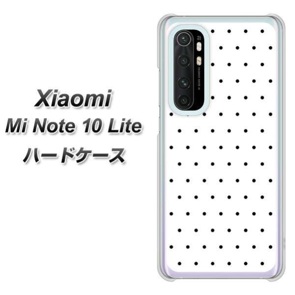 �V���I�~ Mi Note 10 Lite �n�[�h�P�[�X �J�o�[ VA918 �}�C�N���h�b�g �u���b�N �f�ރN���A UV���