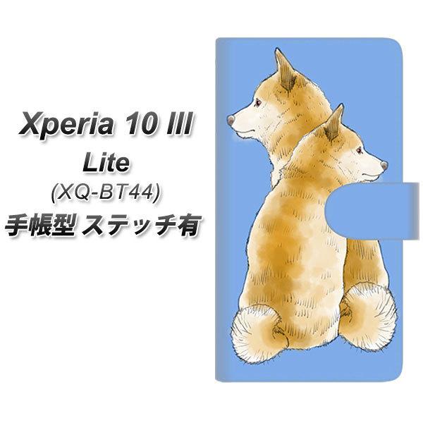 SIM�t���[ �G�N�X�y���A10 III Lite XQ-BT44 �蒠�^ �X�}�z�P�[�X �y�X�e�b�`�^�C�v�z YJ017 �Č� �� UV��� ���J��