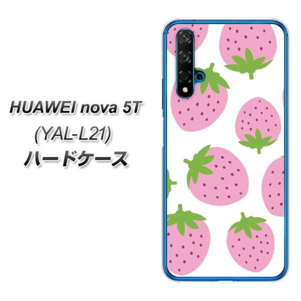 �t�@�[�E�F�C nova 5T YAL-L21 �n�[�h�P�[�X �J�o�[ SC816 �傫���C�`�S�͗l �s���N �f�ރN���A UV���
