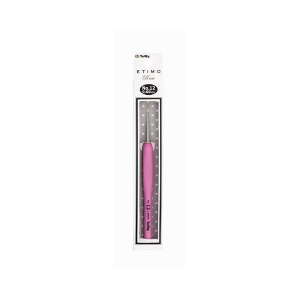 チューリップ Tulip レース針 エティモ ロゼ クッショングリップ付きレース針 No.16 編み物用品 手編み