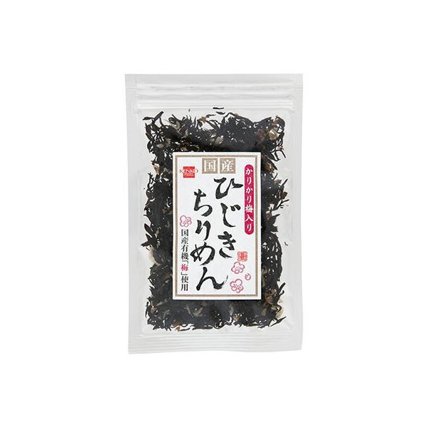 1003620-kf かりかり梅入り国産ひじきちりめん 30ｇ【健康フーズ】【 1〜4個はメール便300円】