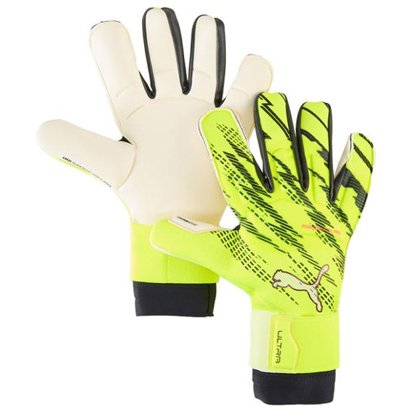 ウルトラ アルティメット ハイブリッド　イエローアラート　【PUMA|プーマ】ゴールキーパーグローブ042081-11 PUMA（プーマ） ウルトラ アルティメット ハイブリッド イエロー