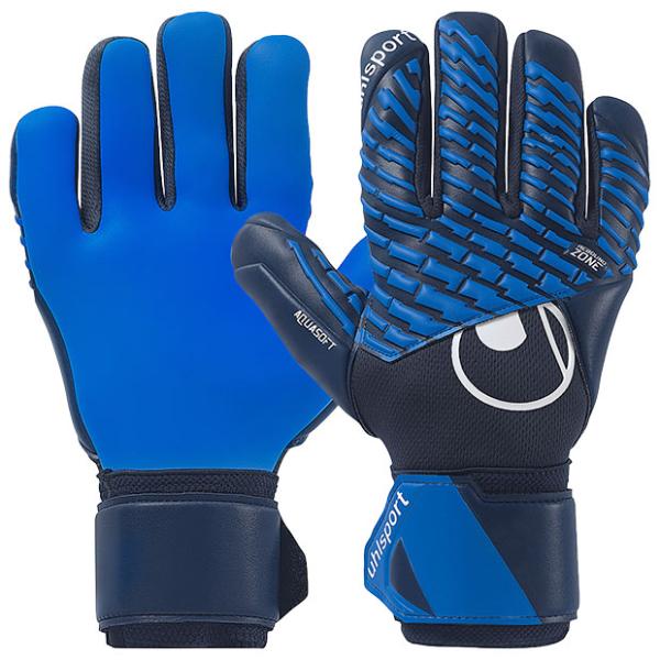 アクアソフト|ハーフネガティブ　パシフィックブルー×フローグリーン　【Uhlsport|ウールシュポルト】サッカーフットサルゴールキーパーグローブ1011314-01 uhlsport（ウールシュポルト） アクアソフト ハーフネガティブ