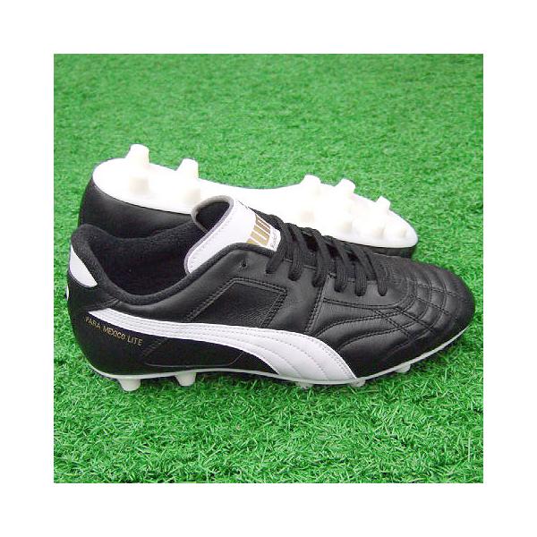 PUMA パラメヒコ ライト ブラック×ホワイト×チームゴールド