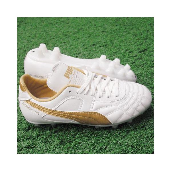 PUMAパラメヒコライト　ホワイトパール/ペールゴールド PUMA プーマ パラメヒコライト(ホワイト×ゴールド) 102078 07