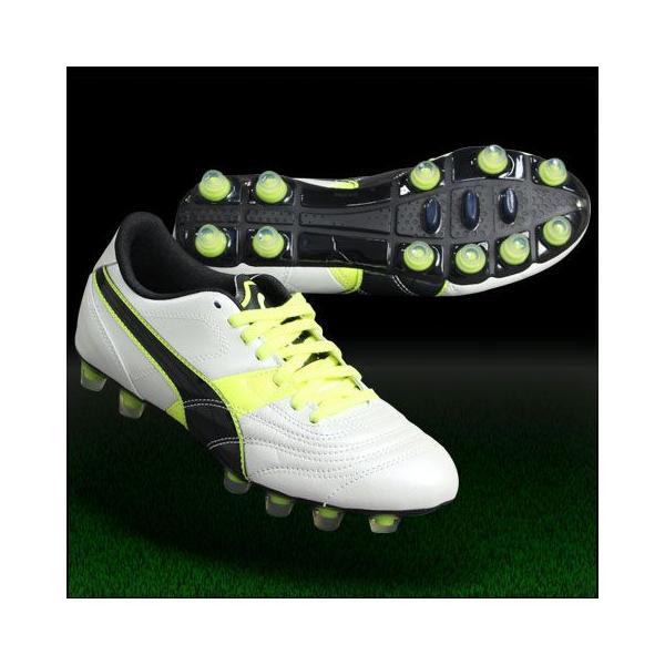 PUMA パラメヒコ ライト 13 HG JR ホワイト×フローイエロー 【PUMA