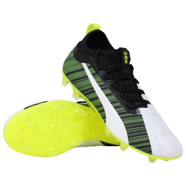 PUMA プーマ ワン 5.2 FG/AG プーマホワイト×イエローアラート