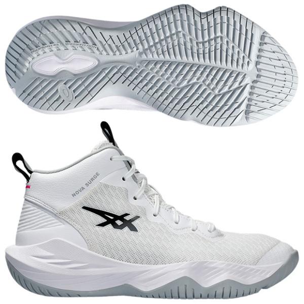 ASICS ジュニア ノヴァサージ GS ホワイト×キャリアグレー
