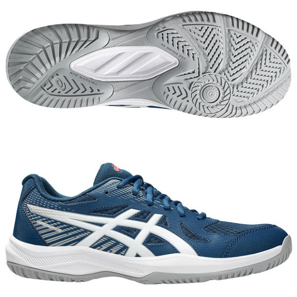 アップコート 6　マコブルー×ホワイト　【asics|アシックス】ハンドボールシューズ1071a104-402