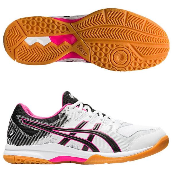 ASICS（アシックス） ゲル ロケット 9 ホワイト×ピンクグロー 【asics