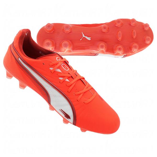 プーマ サッカースパイクセット プーマキング ウルトラアルティメット 26cm PUMA（プーマ） プーマキング アルティメット HG/AG グローイング