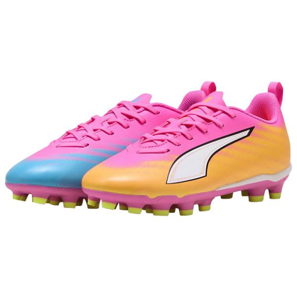 ジュニア ウルトラ 6 プレイ HG/AG + MID JR ポイズンピンク 【PUMA|プーマ】ジュニアサッカースパイク108982-05