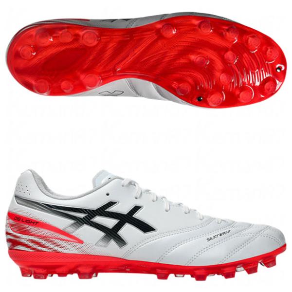 ASICS（アシックス） DSライト プロ AG ホワイト×フラッシュレッド