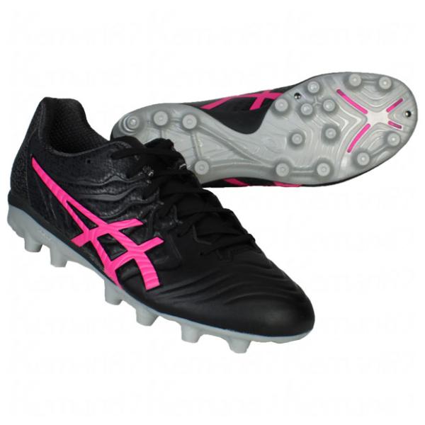 ASICS サッカーシューズ ブラック/ピンク ASICS（アシックス） ジュニア ULTREZZA 2 JR GS ブラック×ピンク